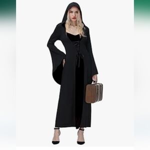 NANAMEEI Lace Up Front Hooded Dress Size XXL NWT